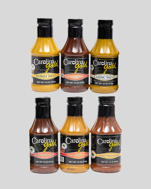 Mix-and-Match 6-Pack of Gourmet Carolina Gold Sauces